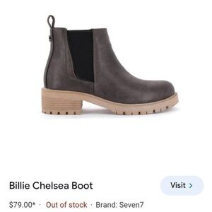 Seven7 Women's Brown Chelsea Boot